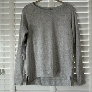 Lou & Grey for LOFT Sweatshirt Light Gray Pullover XS